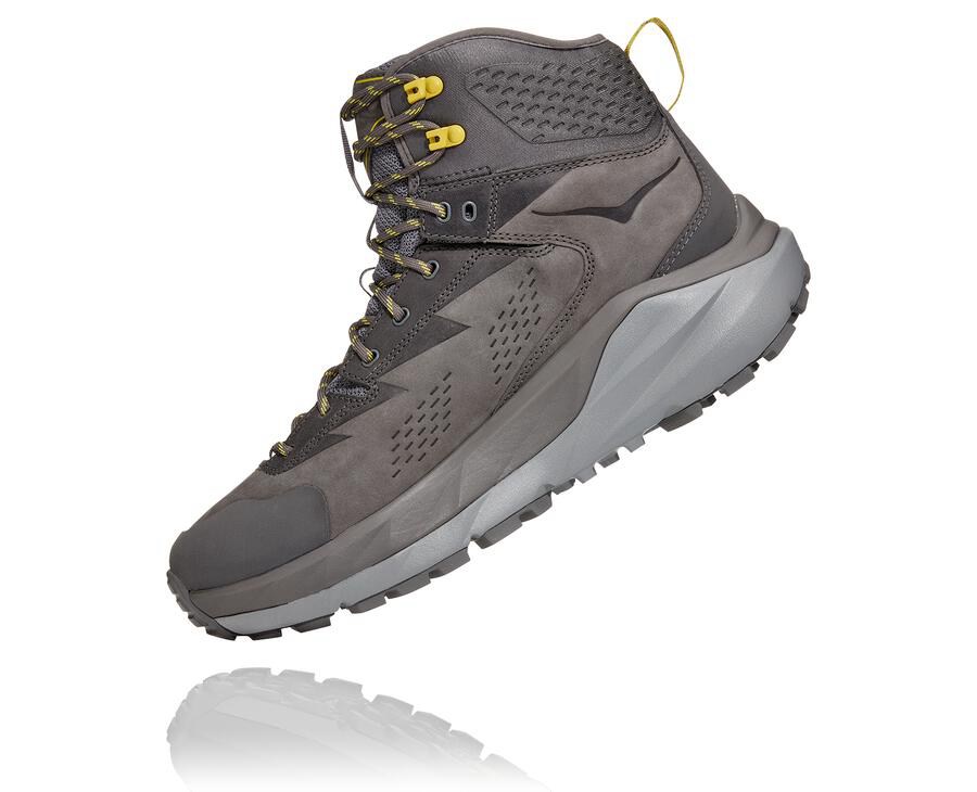 Botas De Montaña Hoka One One Hombre - Kaha Gore-Tex - Gris - EHW407138